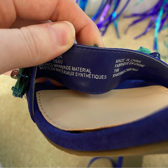 Gorgeous sequin floral heels - Picture 5 of 6